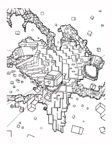 67 Kolorowanka Wither Storm z Minecrafta