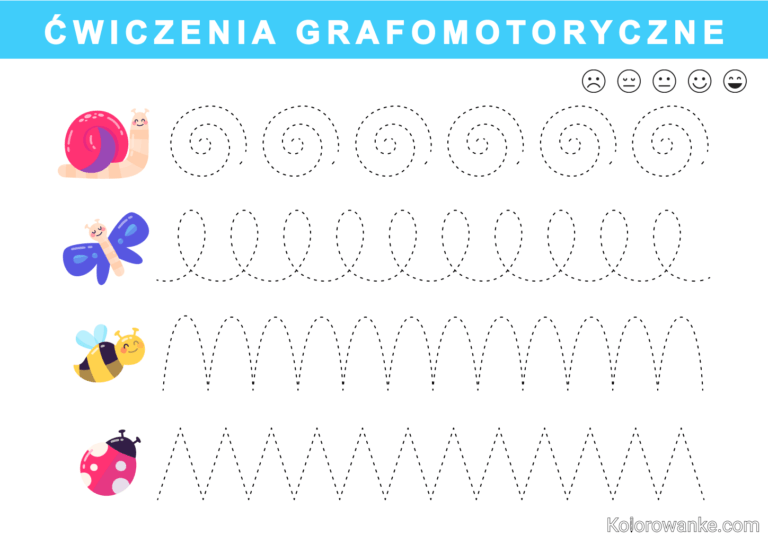 ćwiczenia Grafomotoryczne Dla 5 Latków Doskonalenie Umiejętności Pisania poprzez Ćwiczenia Grafomotoryczne dla