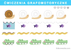 Cwiczenia grafomotoryczne 9