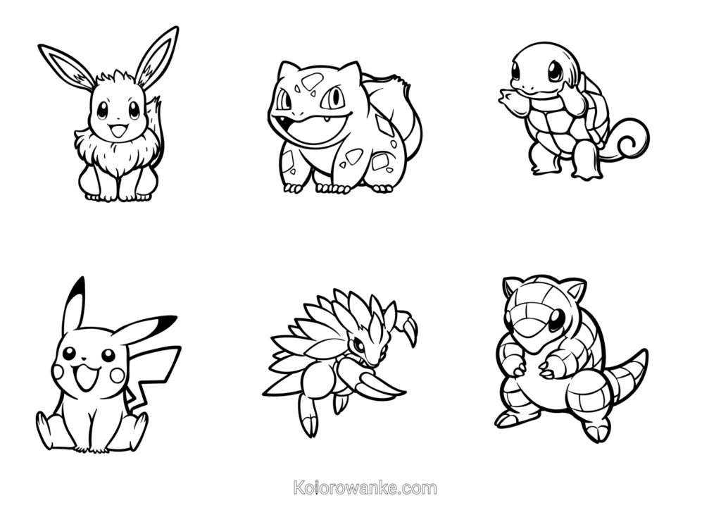 Kolorowanka Pokemon 11