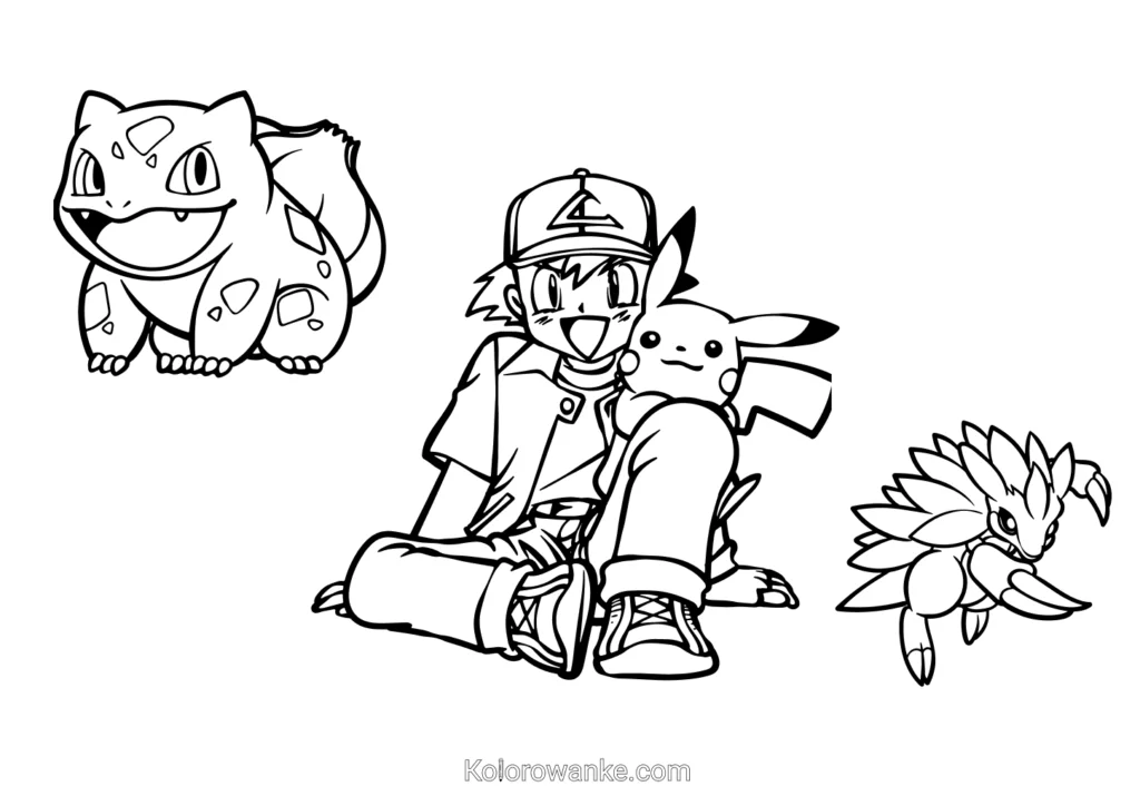 Kolorowanka Pokemon 12