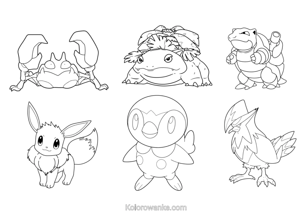Kolorowanka Pokemon 19
