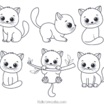 Kotek kolorowanka 17