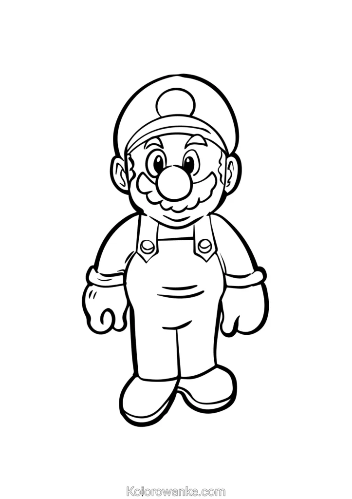 Mario Bros kolorowanka 2 1