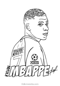 Mbappe kolorowanka