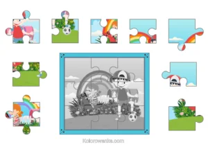 Puzzle do druku PDF 2 1