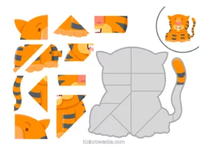 Puzzle do druku PDF 5