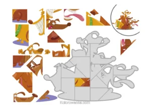 Puzzle do druku PDF 6