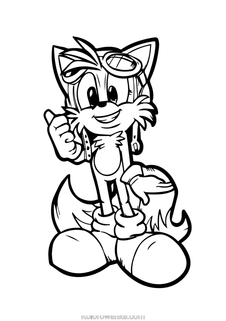 Sonic kolorowanka 1 1
