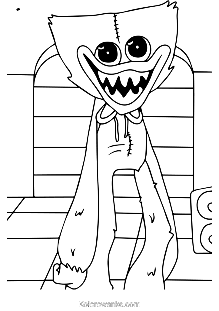 huggy wuggy kolorowankabing kolorowanka do druku 11