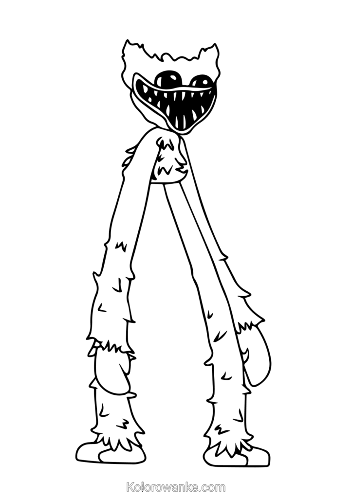 huggy wuggy kolorowankabing kolorowanka do druku 12