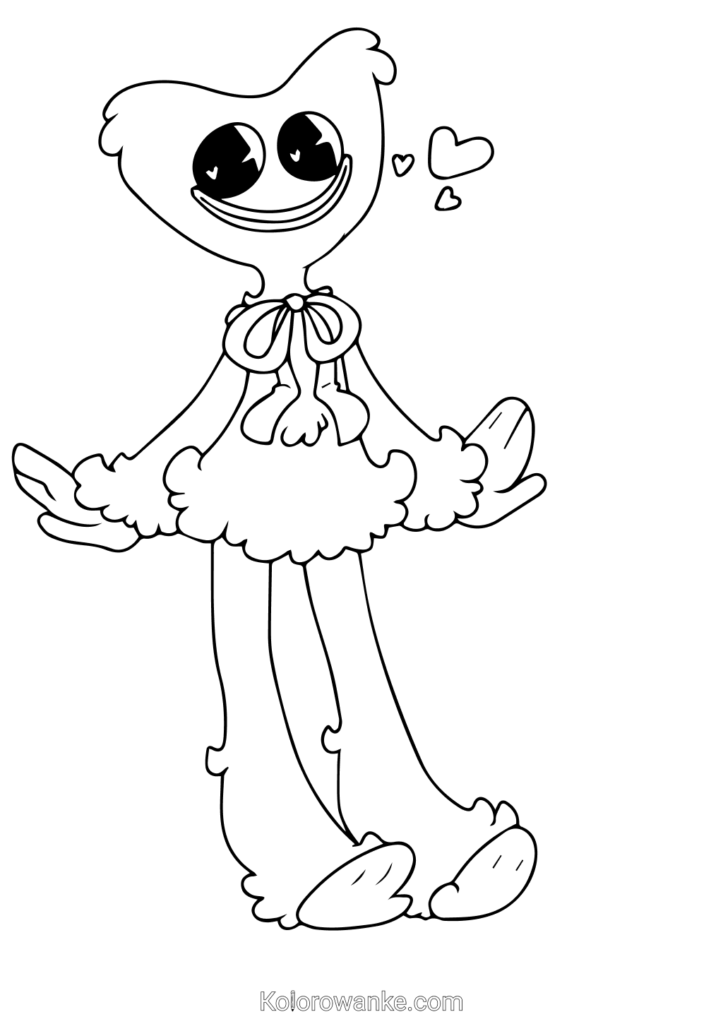 huggy wuggy kolorowankabing kolorowanka do druku 6