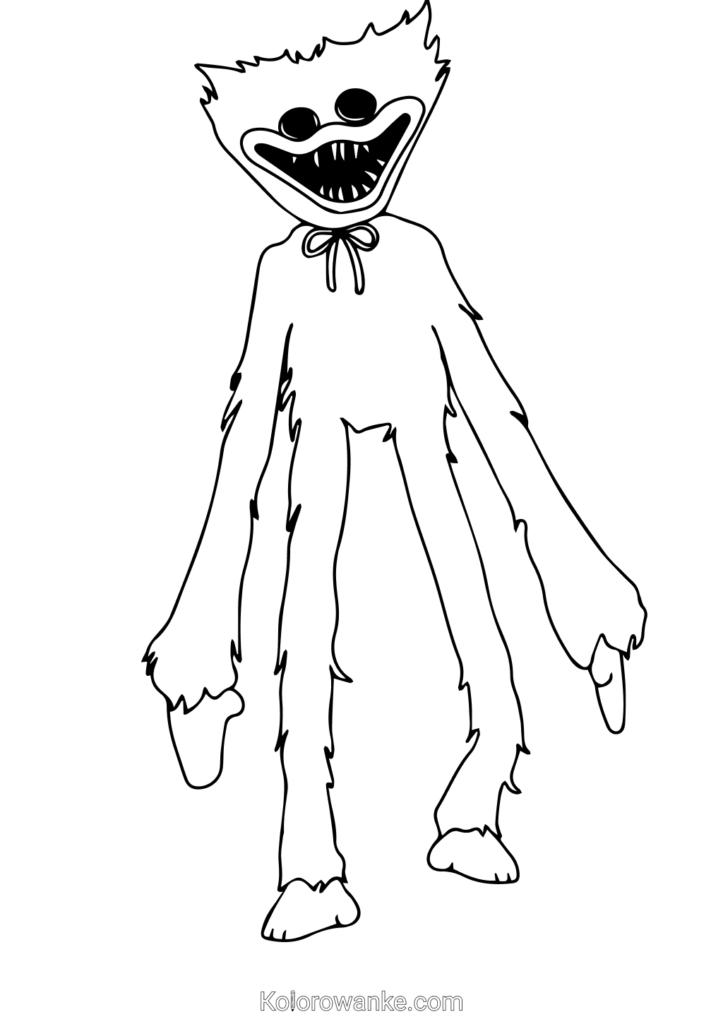 huggy wuggy kolorowankabing kolorowanka do druku 8