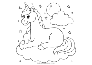 89 kolorowanki jednorożec do druku