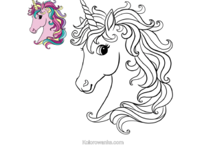 27 Darmowych Kolorowanek Jednorożca z Przykładami Kolorów