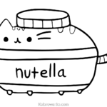 kolorowanki Pusheen nutella 10