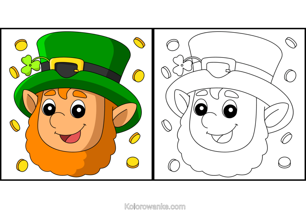 kolorowanki leprechaun 1