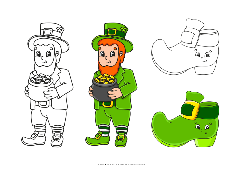 kolorowanki leprechaun 2