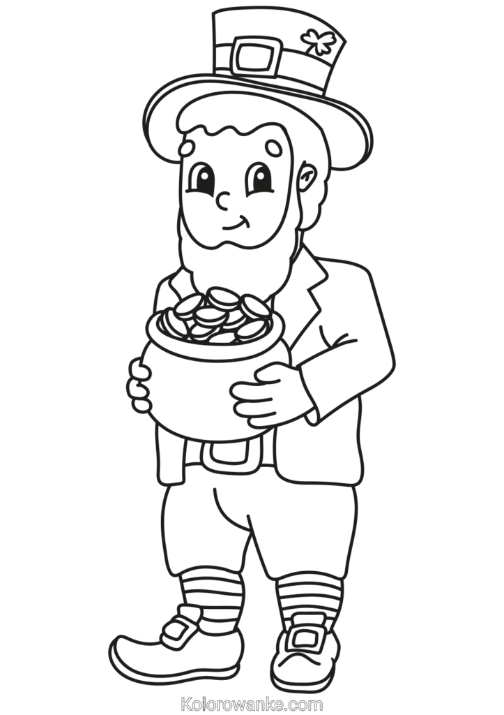 kolorowanki leprechaun 8