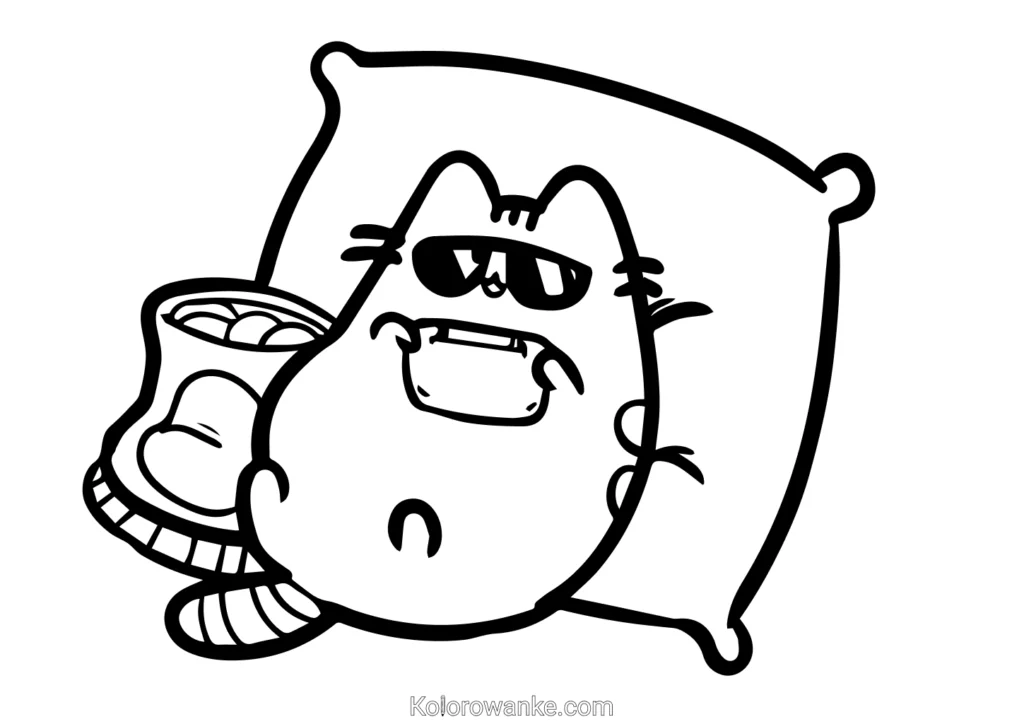 Pusheen w Okularach