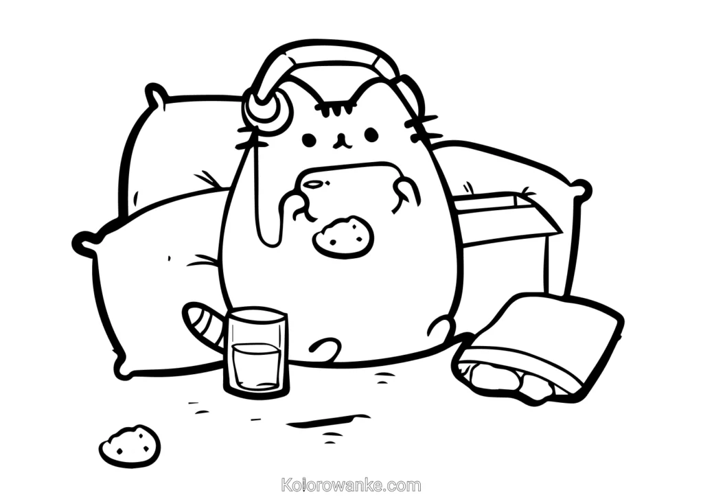 Pusheen w Rytmie Muzyki
