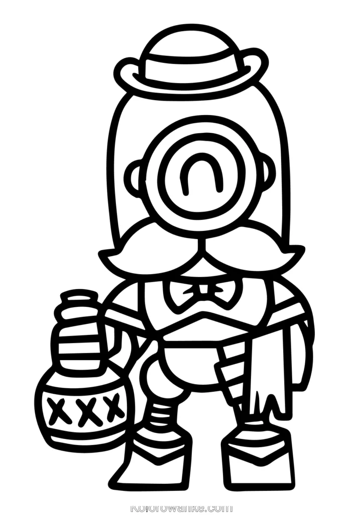 kolorowanki z Brawl Stars 14