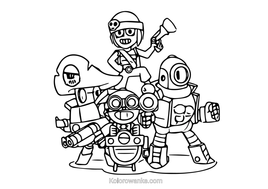 kolorowanki z Brawl Stars 29