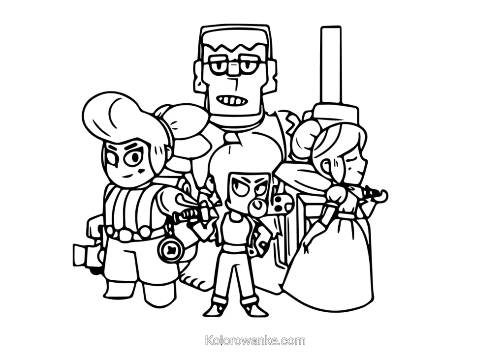 kolorowanki z Brawl Stars 32