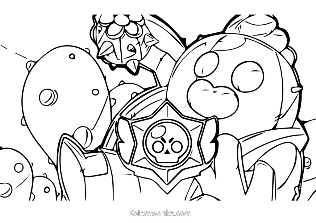 kolorowanki z Brawl Stars 36