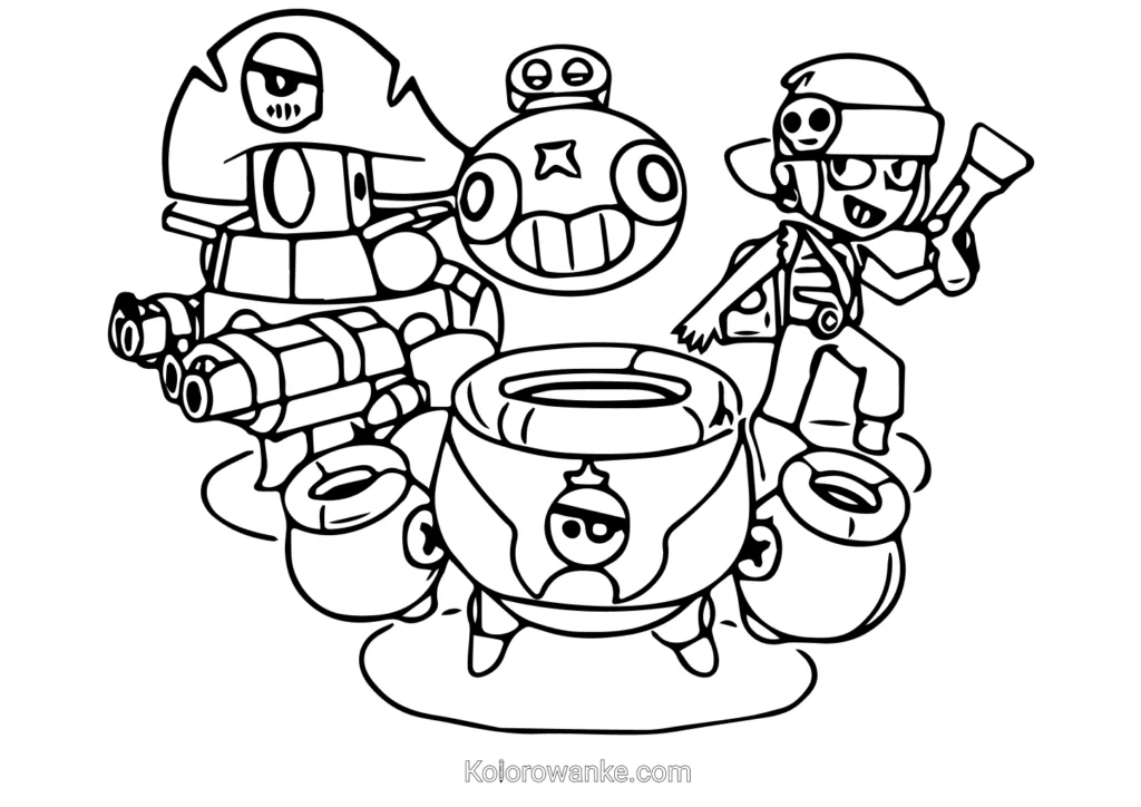 kolorowanki z Brawl Stars 37