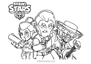 Kolorowanki z Brawl Stars