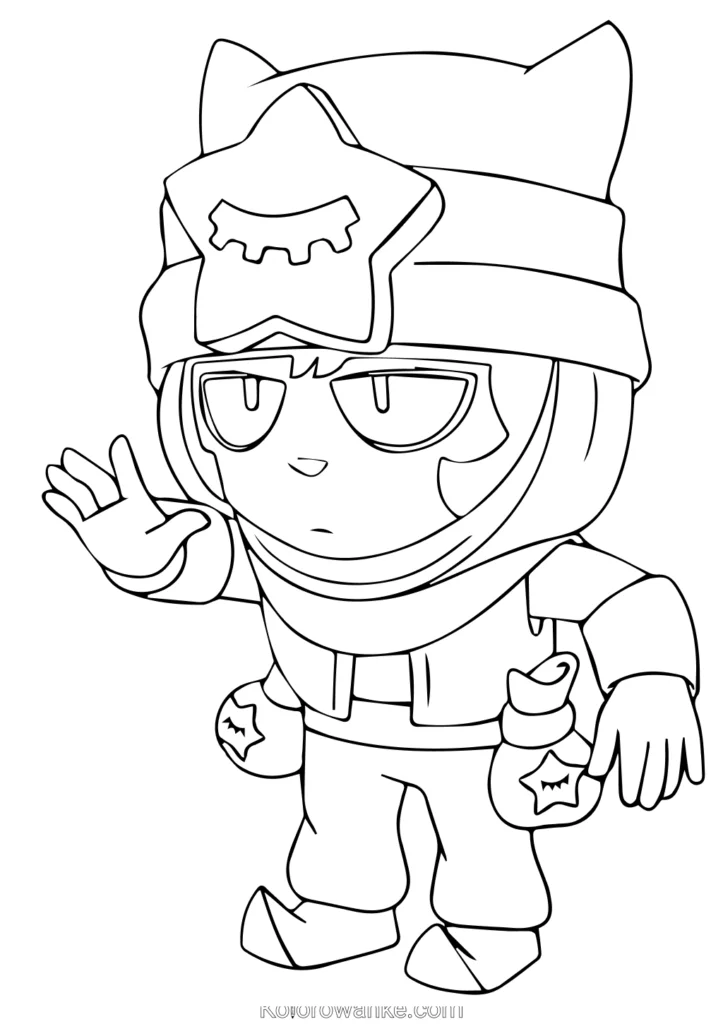 kolorowanki z Brawl Stars 8