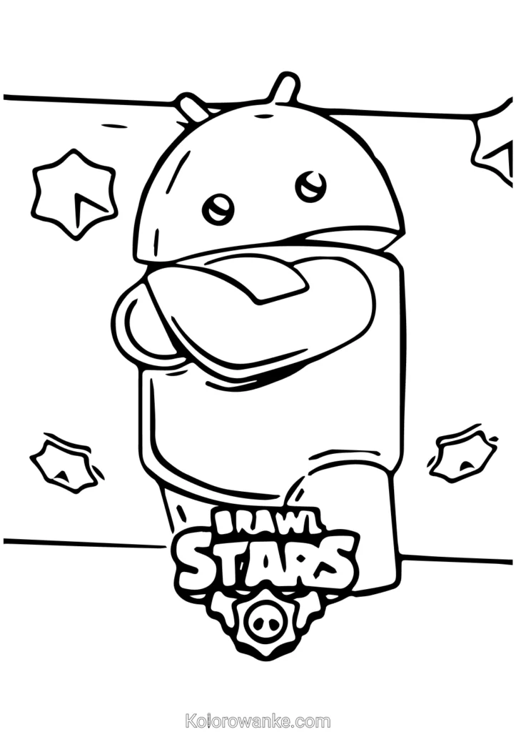 kolorowanki z Brawl Stars 9