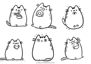 malowanki pusheen 1