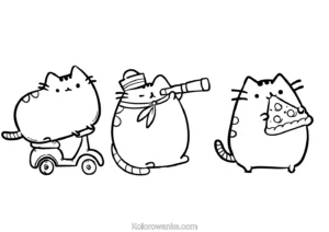 malowanki pusheen 2