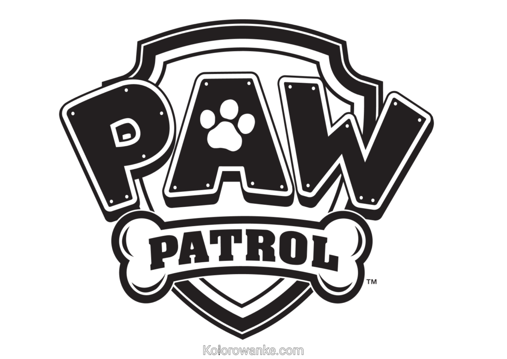 psi patrol kolorowanka 1