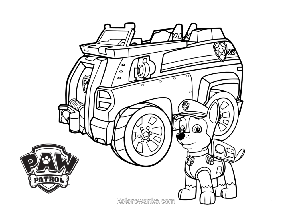 psi patrol kolorowanka 9
