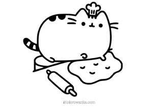 pusheen kolorowanka 10