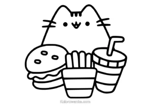 pusheen kolorowanka 12
