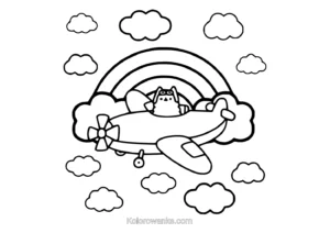 pusheen kolorowanka 15