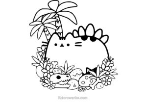 pusheen kolorowanka 18