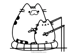 pusheen kolorowanka 21