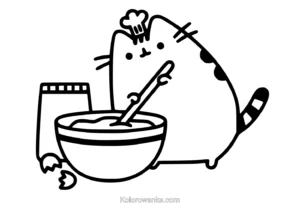 pusheen kolorowanka 25