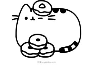 pusheen kolorowanka 26