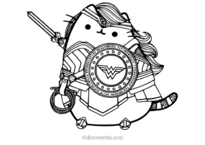 pusheen kolorowanka 32