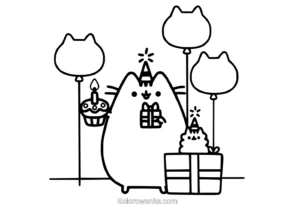 pusheen kolorowanka 38