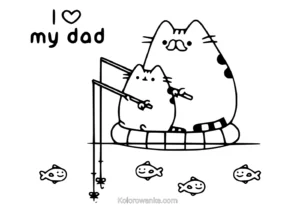 pusheen kolorowanka 39