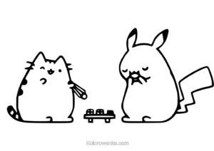 pusheen kolorowanka 4