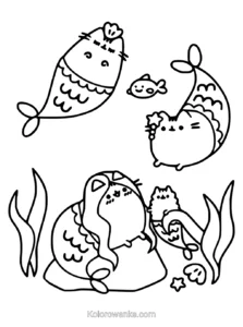 pusheen kolorowanka 41