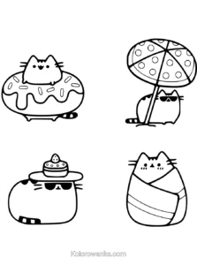 pusheen kolorowanka 51